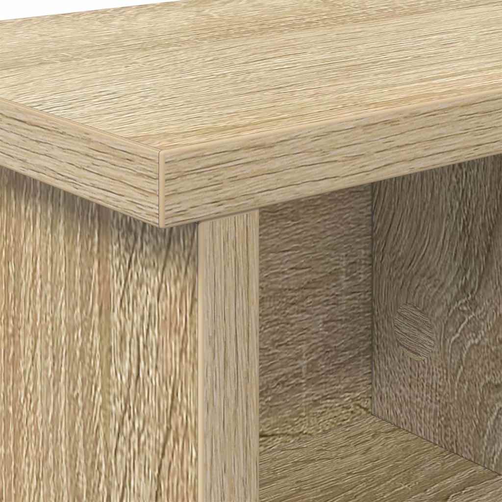 Wall Mounted Nightstand Sonoma Oak 100 x 16 x 26 cm