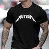 Autism Awareness Print Men Tshirt Casual Fashion T Shirts Soft Fashion Tee Shirt Clothing Harajuku Comfortable Men's T Shirt Top
