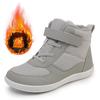 Зимняя детская обувь из плюшевой водонепроницаемой ткани, повседневная нескользящая обувь для мальчиков и девочек, резиновая подошва, зимние сапоги, модные теплые уличные сапоги