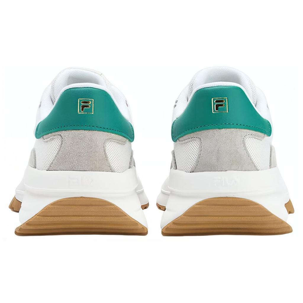 Fila Bora Fabric Synthetic Leather Comfortable Versatile Retro Sports Low-Top Lifestyle Casual Shoes Women Sneaker White Gray F12W322103FWM