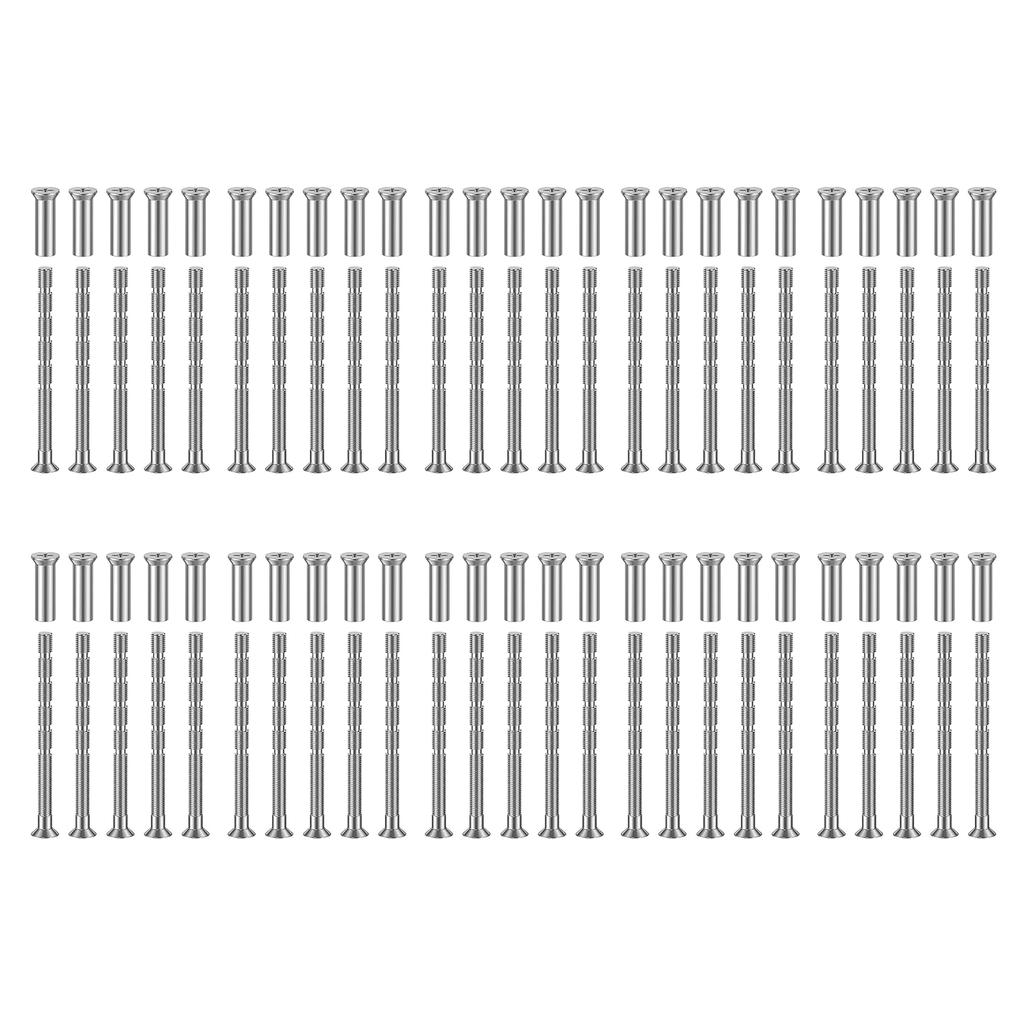 Комплект из 50 винтов для дверных ручек, крепежные элементы для дверных ручек, розетки, ручки, дверные замки и накладки