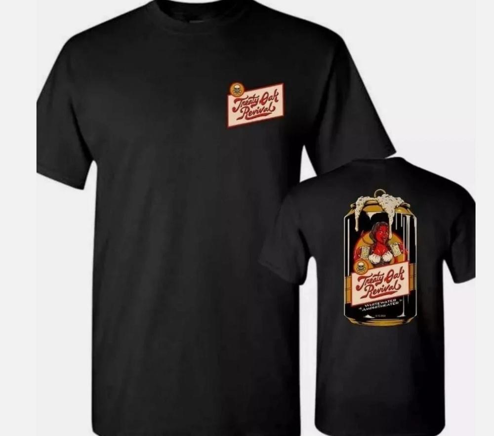 Рубашки Treaty Oak Revival для мужчин и женщин, футболки для меломанов - уличные трендовые топы для мужских футболок