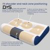 Подушка для шеи из пены с эффектом памяти для снятия напряжения в шее, регулируемая ортопедическая подушка-сэндвич, мягкая дышащая подушка для шеи для всех возрастов