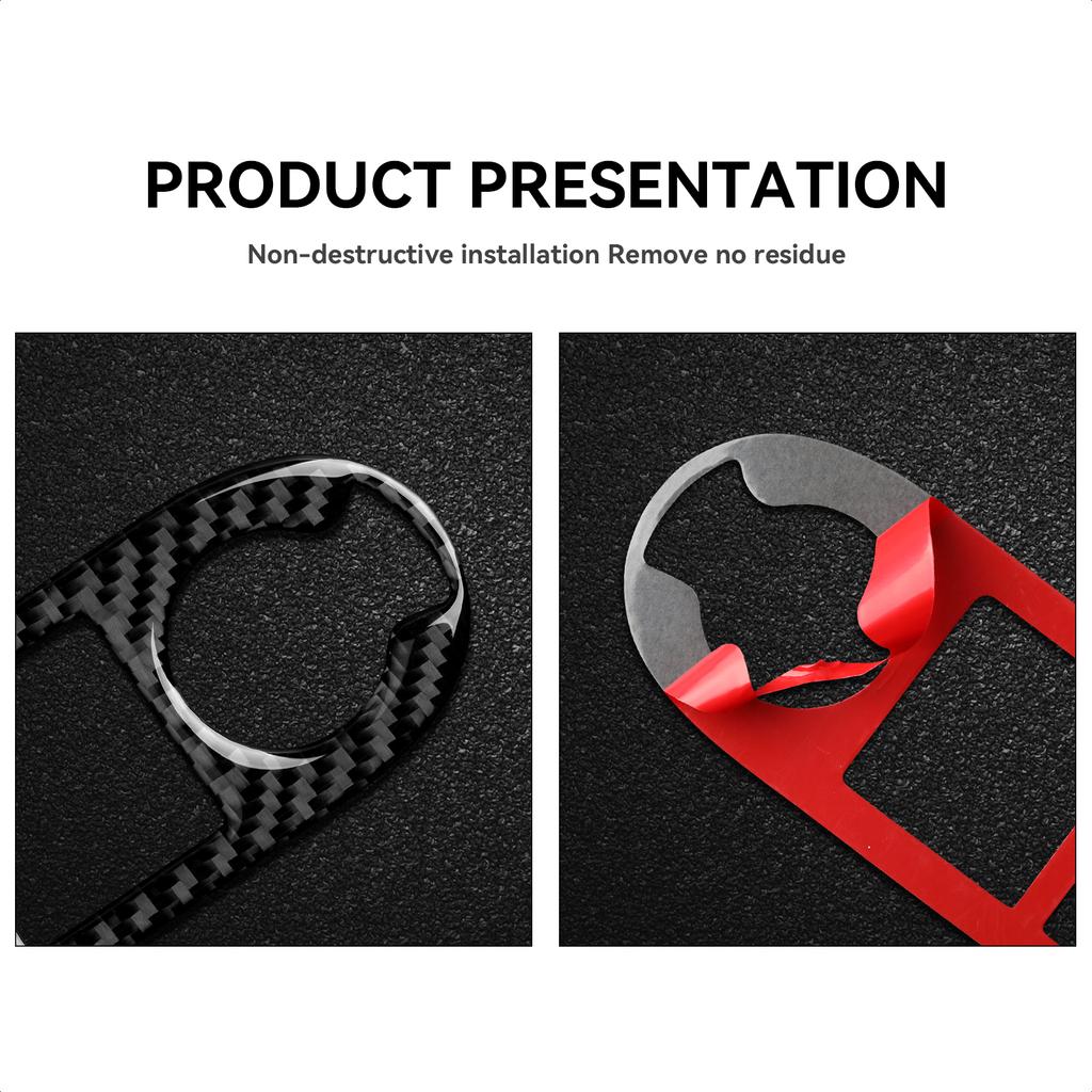Car Window Switch Stickers Carbon Fiber Trim For Compatible with Alfa Romeo 159 2004-2011