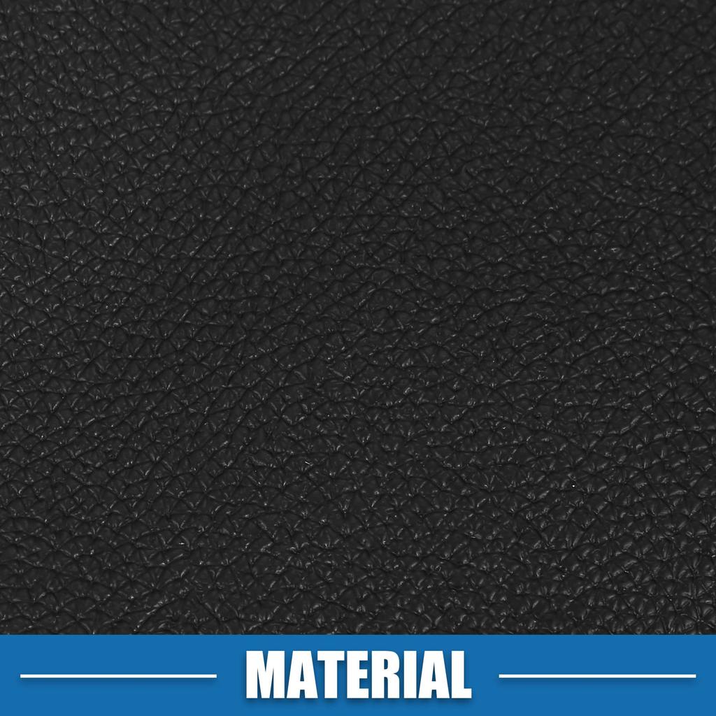 ACROPIX Car Shift Boot Cover Gear Shift Knob Boot Dust Cover Universal Faux Leather Black with Red Line