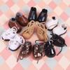 Fashion Leather Shoes 22 Styles Dolls Shoes High Quality Leather Boots  for 10cm/20cm Cotton Doll
