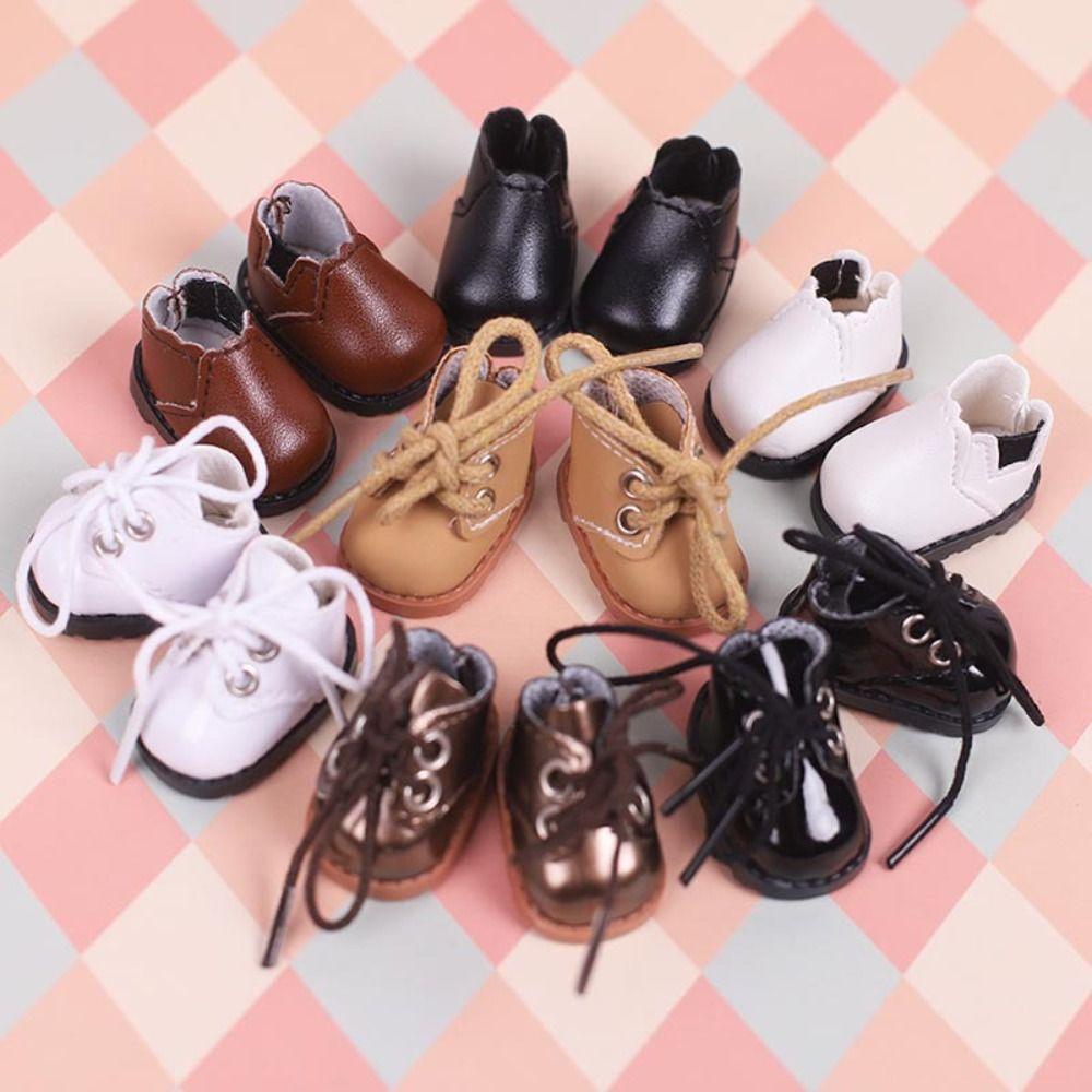 Casual Wear Leather Shoes Fashion Dolls Shoes New DIY Toys for 10cm/20cm Cotton Doll