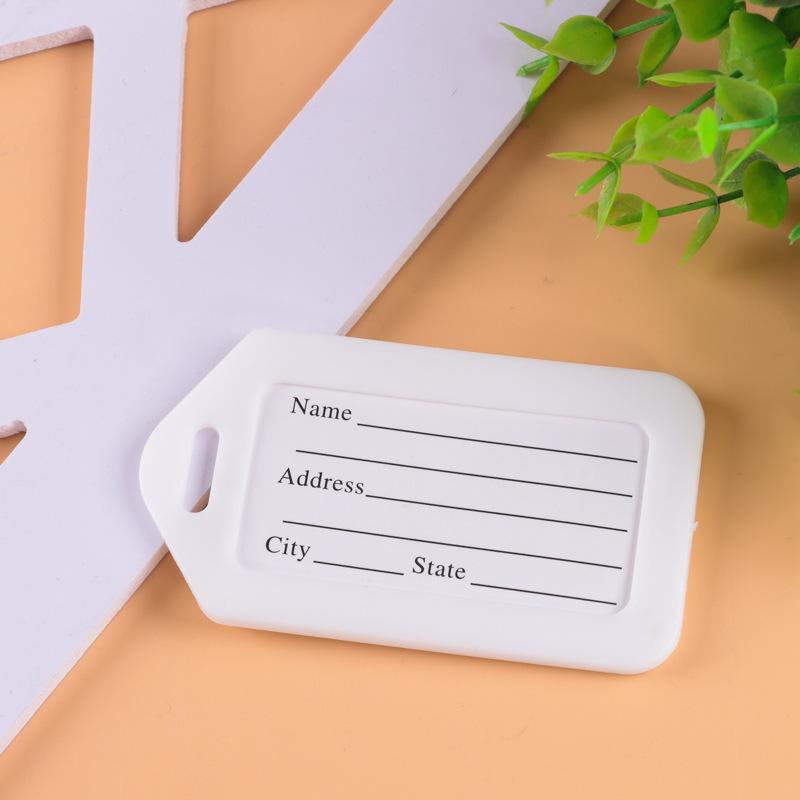 Personalized PP Plastic Luggage Tag for Hotel Storage and Travel Suitcases