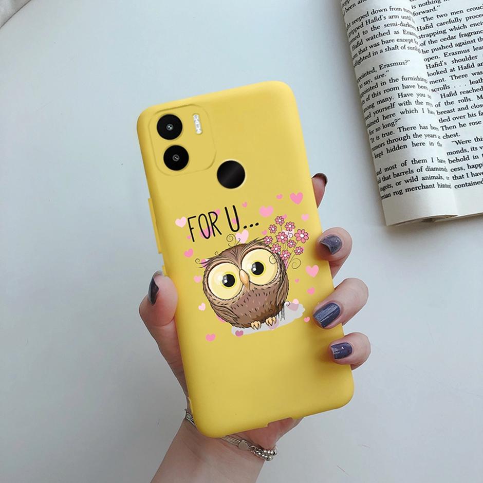 For Xiaomi Redmi A1 Plus Phone Case Cover Cartoon Silicone Shockproof Shell Coque TPU Soft Cases for Redmi A1+ 2022 Funda Bumper