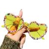 Новые солнцезащитные очки Love Personality Sticker Fashion Peach Heart Women Single Party Trending Beach Sunglasses