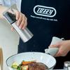 Electric Salt Pepper Mill Just Tilt Ceramic Blade Grind Stepless Adjustment Battery Operated Bottle 100ml with Lid Stainless Steel Stylish [Toffy] &