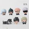 7 шт./комплект Мини-фигурки Аниме Jujutsu Kaisen в лежачем положении 3-4 см Сатору Годжо Мини Милые GK ПВХ Статуэтка Коллекционные Игрушки