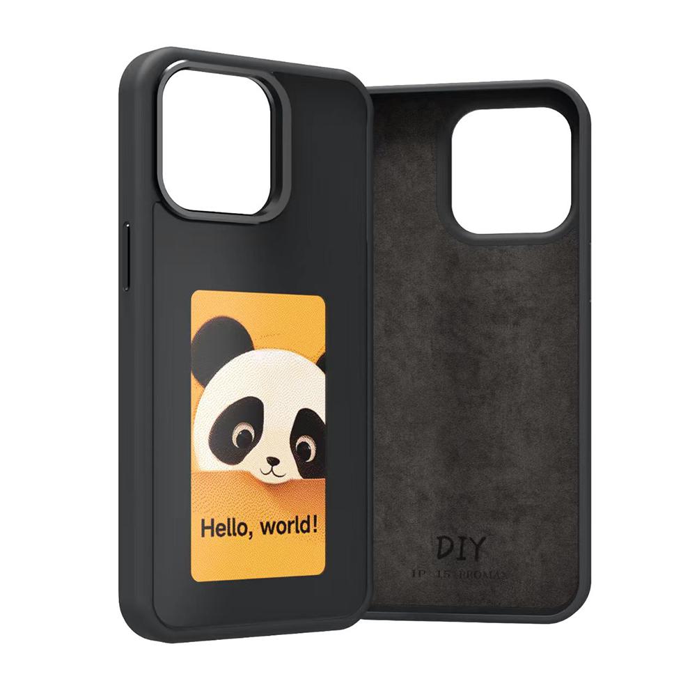 Чехол для телефона E Ink Wireless NFC APP Refresh Smart Ink Phone Case DIY Display Imaging для iPhone 15/iPhone 15 Pro/iPhone 15 Pro Max