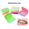 1 коробка брекетов воск фруктовый аромат достаточно липкий уход за полостью рта брекеты элайнеры используйте стоматологический воск для дома