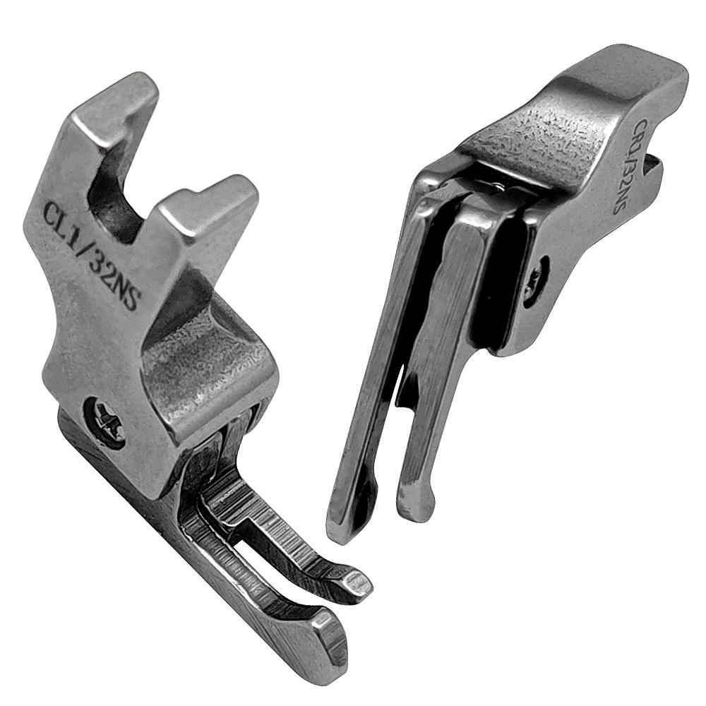 Лапка-направитель края левый/правый Книт и тонкие материалы Лапка для молнии Узкие компенсирующие лапки Аксессуары для швейной машины