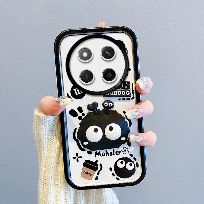 KEYSION Противоударный чехол для Honor X9c 5G с ремешком, мягкий силиконовый милый 3D-чехол для телефона с мультяшной куклой для Huawei Magic 7 Lite 5G