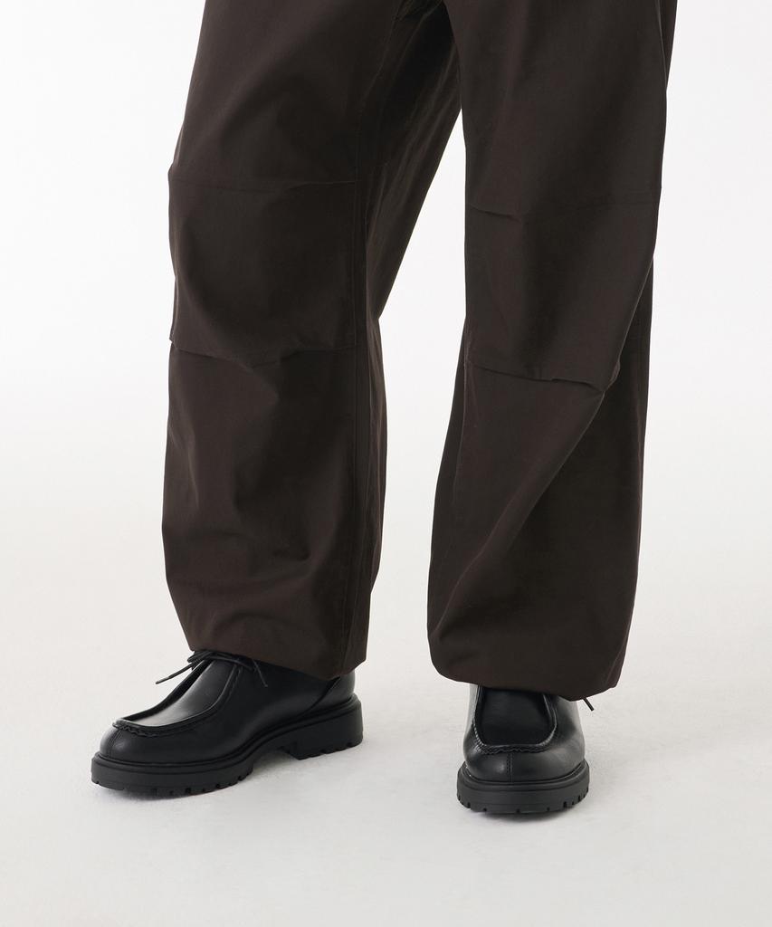 MUSINSA STANDARD Cotton Parachute Pants [Dark Brown]