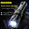 2-1PCS B BRIGHT Ultra Bright Flashlight, High Lumen Tactical Flashlight with 3 Modes, Zoom,Portable Camping Flashlight, Built-in Lithium Battery, IP44