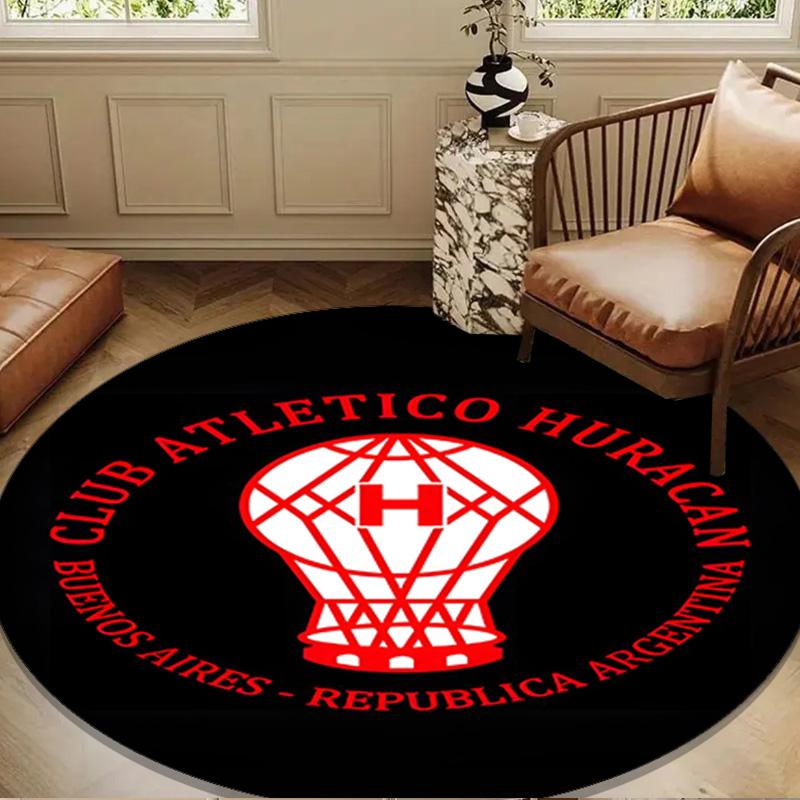 Club Atletico  Round mat, Anti-slip Circle Carpet Chair rug For livingroom,Bedroom, doormat home decor Gift Christmas Gifts