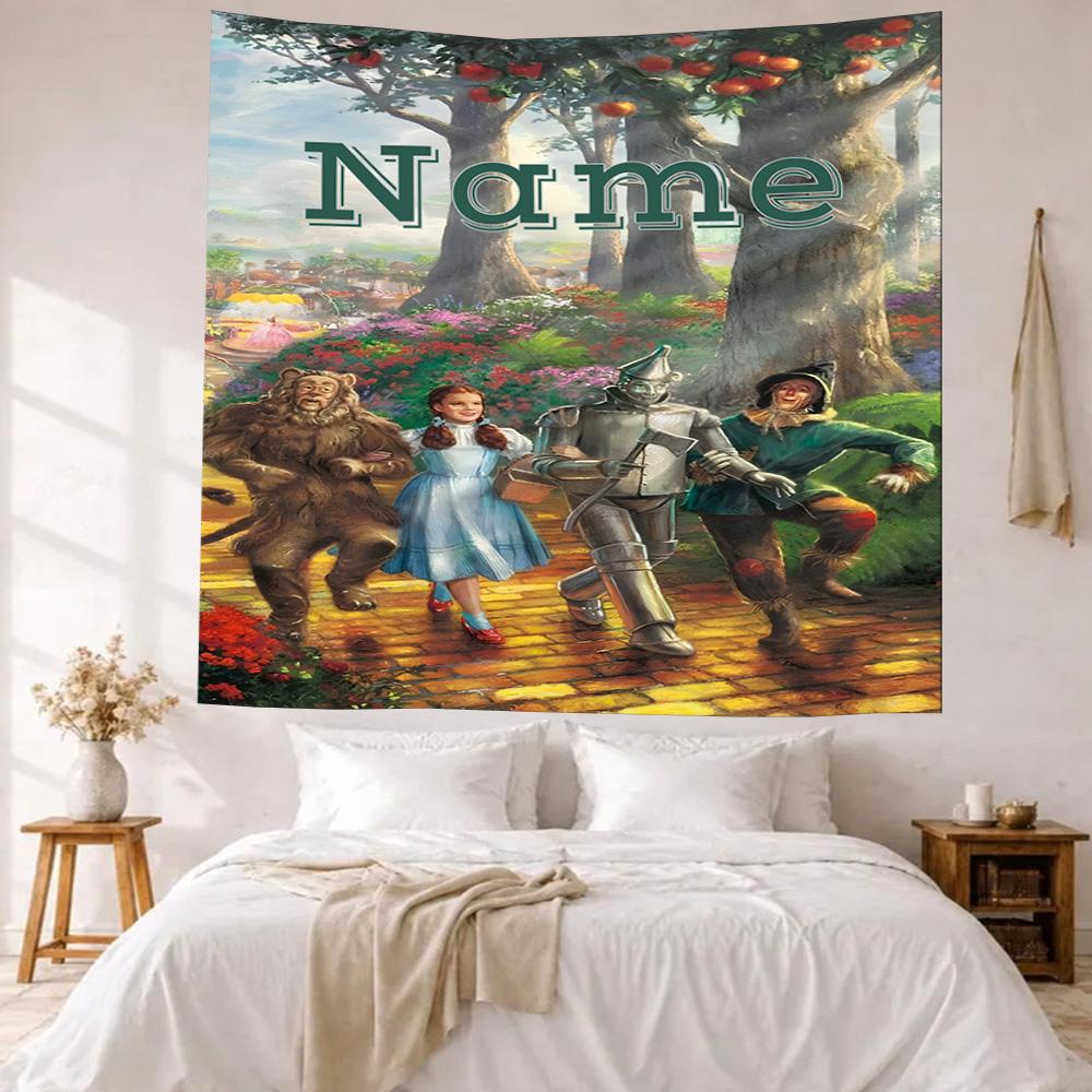 Warner Bros Works Custom Your Name Wall Decor Tapestry Art For Pet Memorial Birthdaywedding Party Backdrop Family Gift