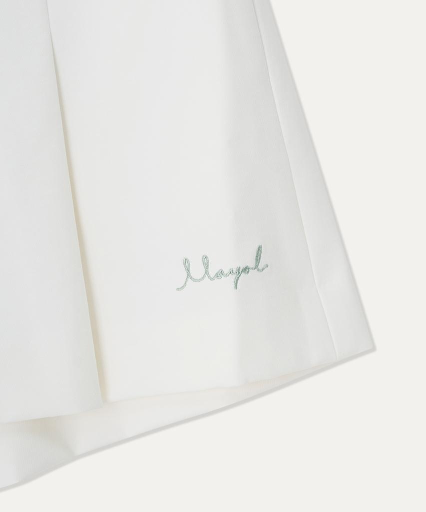 MAYOL Pleated Pants_Ivory