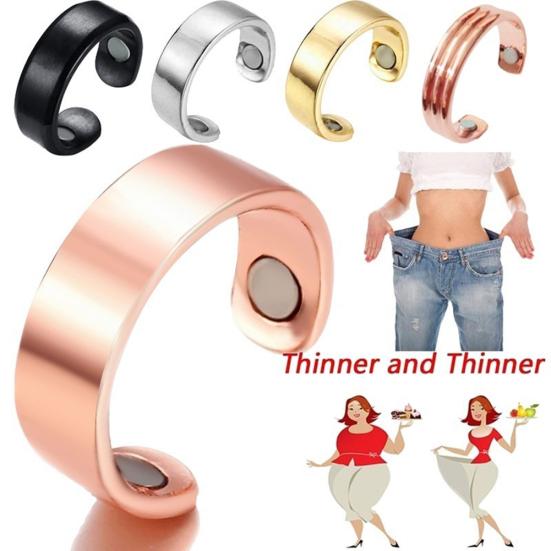 Slimming Unisex Magnetic Anti Snore Ring Weight Loss Fat Burning Health Care