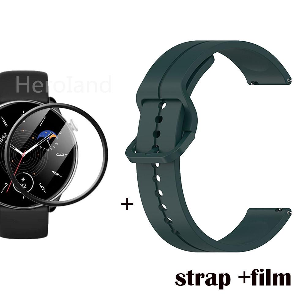 Ремешок 22 мм 20 мм для часов Huami Amazfit GTR Mini, браслет, силиконовый ремешок для Amazfit gts 4 mini Bip 3