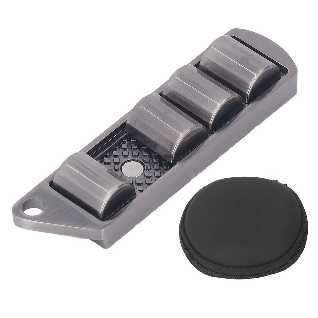 Pea Pod Magnetic Slider Toy Adult Metal ADHD Autism Anxiety Stress Relief Push Slider Sensory Toy