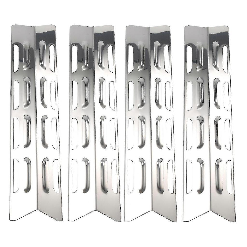 4pcs Heat Plate For , Master Forge, Perfect , Stainless Steel Heat Diffuser Gas Grill Spare Part Fo