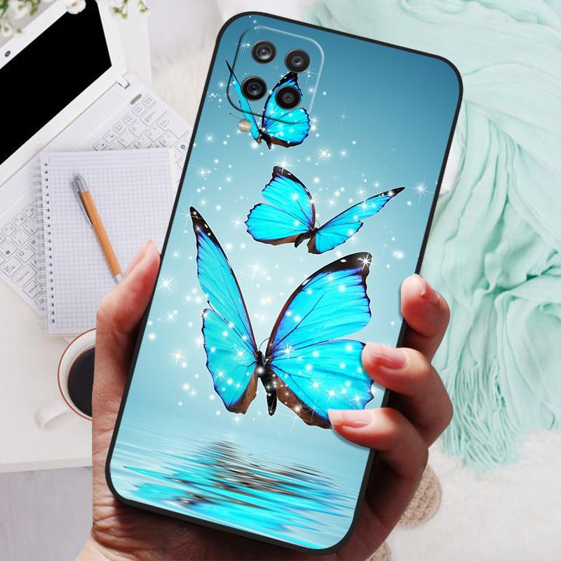 Для Samsung Galaxy A12 Чехол Силиконовый Роскошный Кот Мраморный Мягкий Бампер Чехол для Samsung Galaxy M12 A12 Защитные Чехлы A M 12