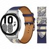 Кожаный ремешок для Samsung Galaxy Watch 6/4 classic 46мм 42мм 44мм 40мм 43мм 47мм Без зазоров Браслет Galaxy Watch 4/5/pro 45мм ремешок