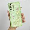 Чехол для телефона Samsung Galaxy M35 5G Бампер Силиконовый Ударопрочный Красивый Чехол с Бабочками и Цветами для Galaxy M 35 M55 Funda
