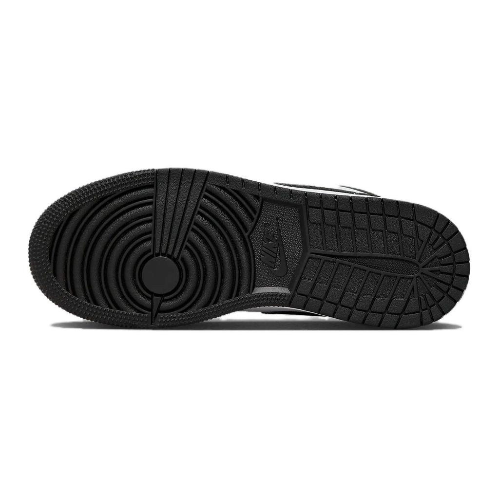 Кроссовки Air Jordan 1 Low GS White Black Kids 553560-132