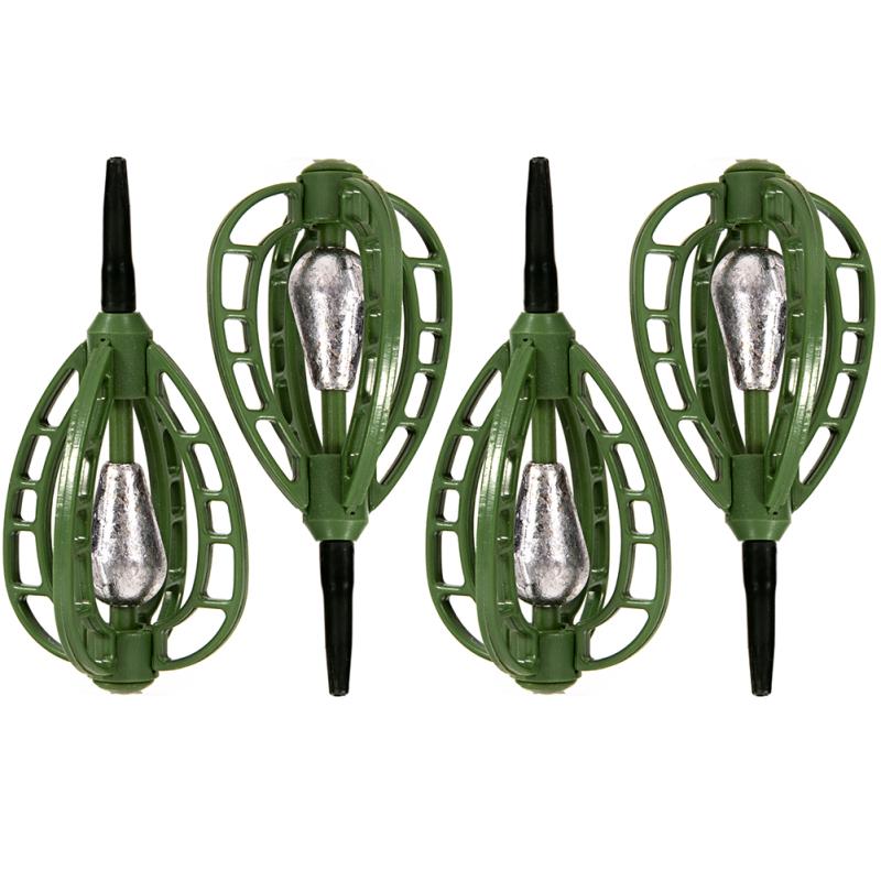 4 шт./компл., кормушка для сома с приманкой и держателем корзины для приманки, метатель, кормушка для карпа