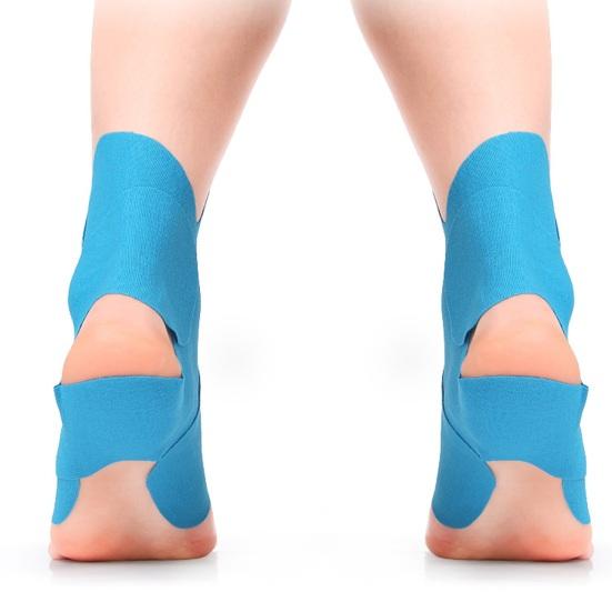 Предварительно нарезанная кинезио тейп лента для колена Облегчение боли в колене Поддержка связок Стабильность Эластичная Дышащая Спортивная Кинетическая Лента-патч для мышц колена и голеностопа