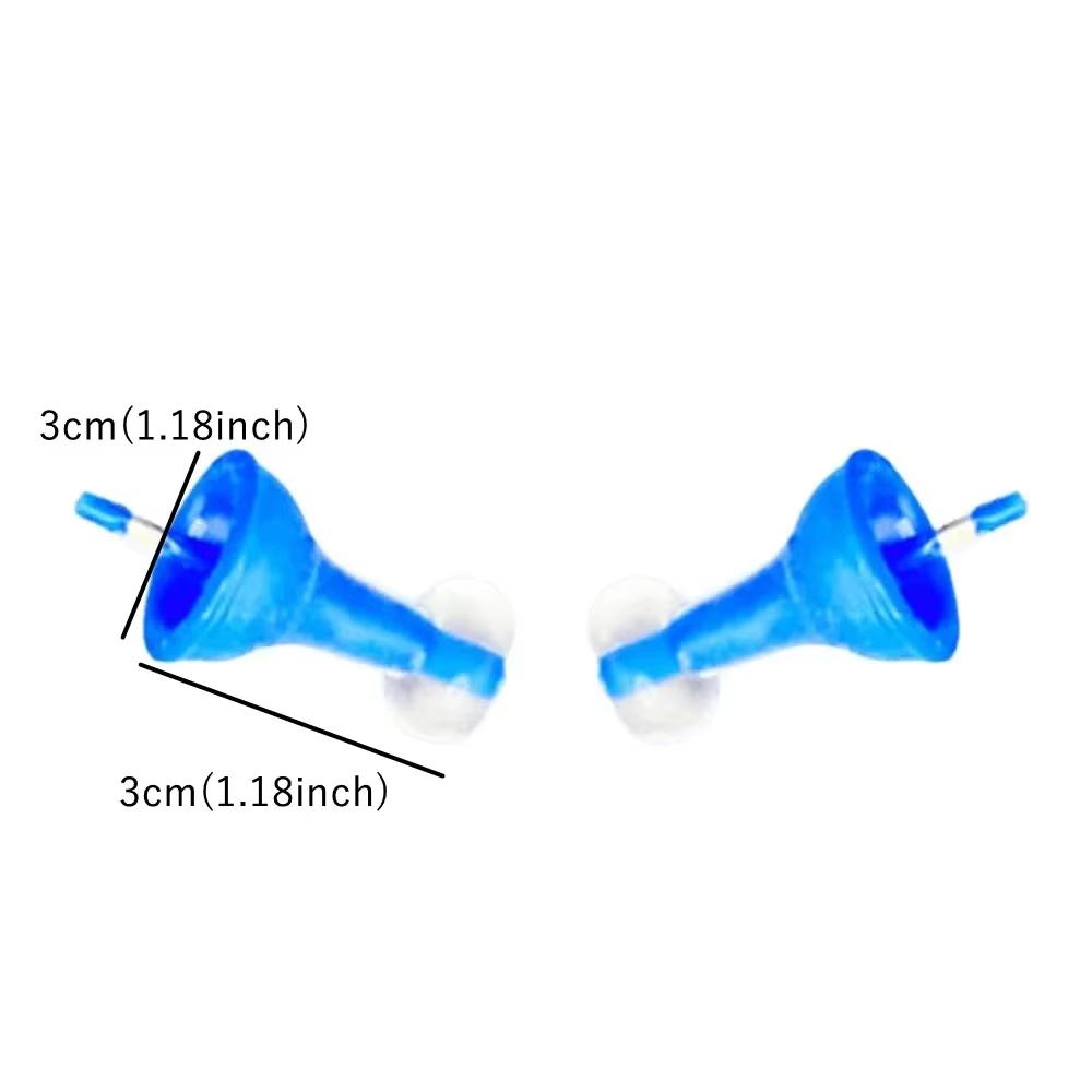 Waterproof Silicone Earplugs - Reusable Comfortable Noise-reducing Waterproof for Swimming Traveling Studying and Work