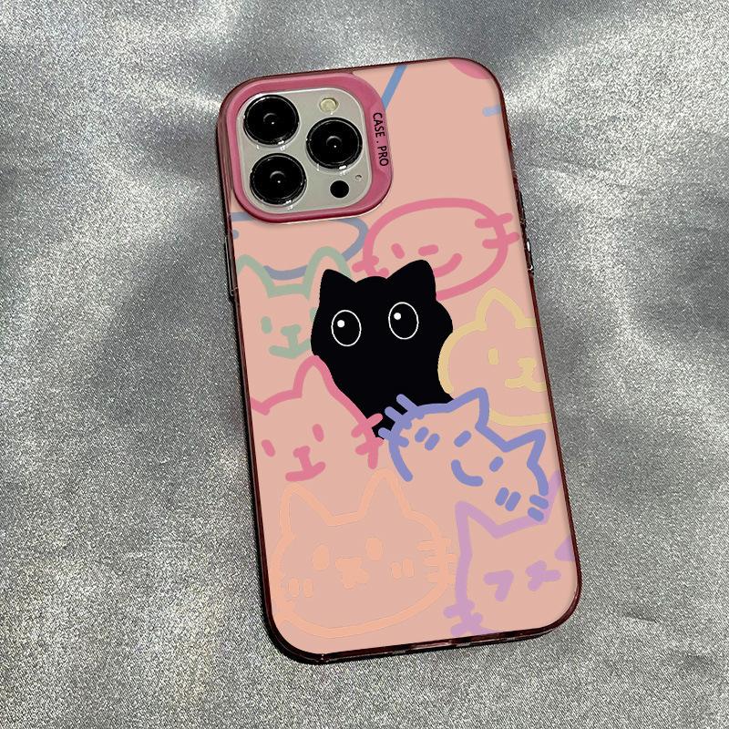 Kitten iPhone 18 Creative 14 Pro Phone Case iPhone 13 Case 12 New 11 Cartoon XS Max Drop-Proof Cute