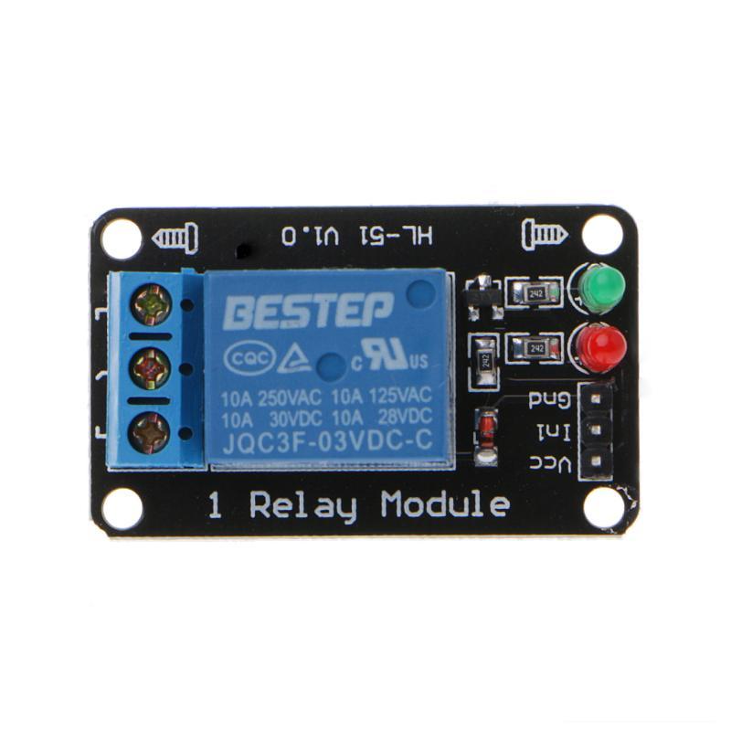 1PCS 1 Channel 3V Relay Module 3.3V Low Level with Lamp and AC 220V Trigger Delay Switch Drop Ship