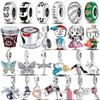 925 Sterling Silver Travel Charms Japanese Doll Coffee Cup Plane Camera Dangle Charm Beads Fit Original Bracelet Jewelry