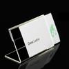 Shop Counter 25Pcs Acrylic Mini Clear Display Stand Table Decoration Label Holder Price Tag