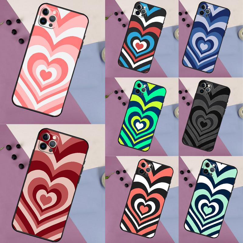 Latte Love Тоннель Коричневое Сердце Чехол Для Samsung Galaxy S22 Ultra S21 S20 S24 S25 Ultra S9 S10 Plus S23 FE S25 FE Задняя Крышка
