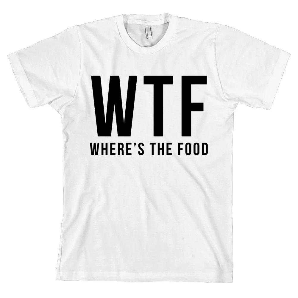 WTF Where's The Food Bella + Canvas T Shirt Funny Fashion Tee Foodie NEW