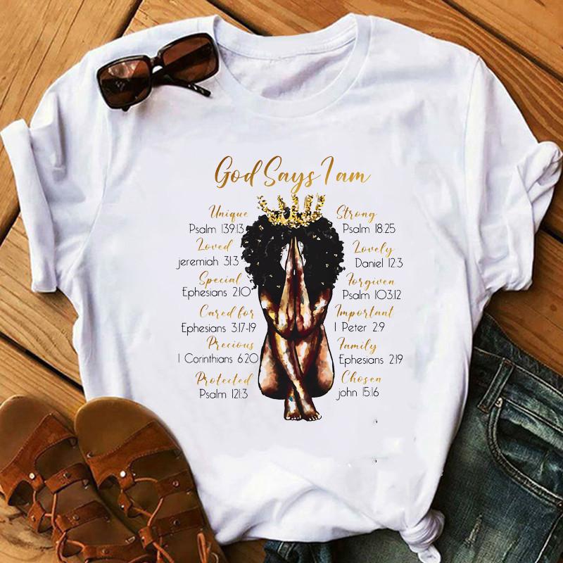 Fashion Casual Girls Letter Graphics Women's T-Shirt Summer Loose Tees 90S Short Sleeve O-Neck Blouses Ladies White Tops Clothes
