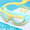 Professional Swimming Goggles Kids Swimming Glasses With Earplugs Anti-Fog Uv Silicone Waterproof Swimming Eyewear For Children