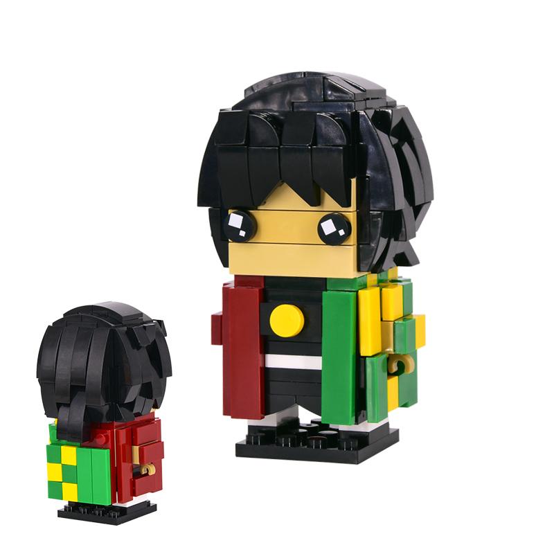 Набор MOC Кирпичи Мультфильм Фильм BrickHeadsed Модель DIY Фигурки Действия Сцена Строительные Блоки Игрушки Для Детей Подарок
