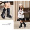 Girls' High-Top Princess Boots: Fashion Show Performance Simple Long Boots