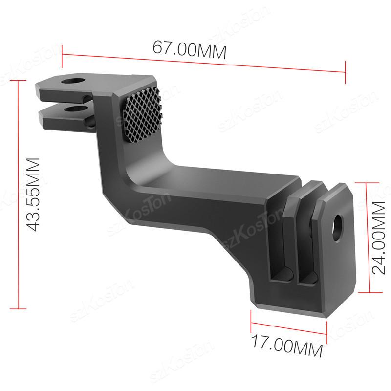 Алюминиевый удлинитель штатива вертикальный адаптер крепления для GoPro Hero 13 12 11 10 9 8 DJI Osmo Action 5 Pro 4 кронштейн для камеры