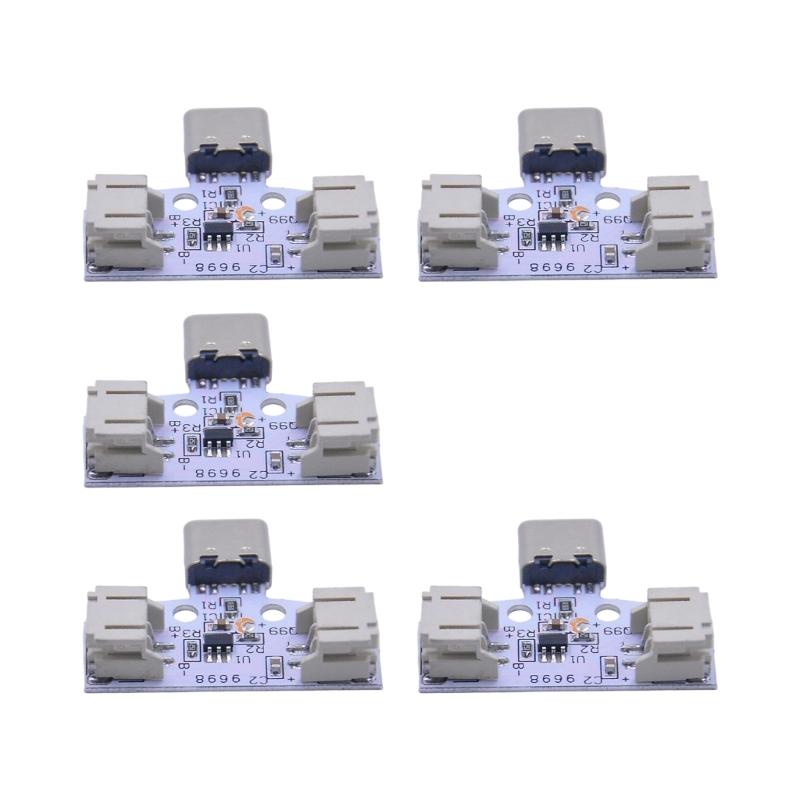 3.7V Li Battery Charging Board Featuring Reversible Type C Port And Overcharge Protections Technology