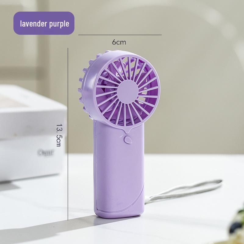 Portable USB Rechargeable Handheld Fan with Large Air Volume