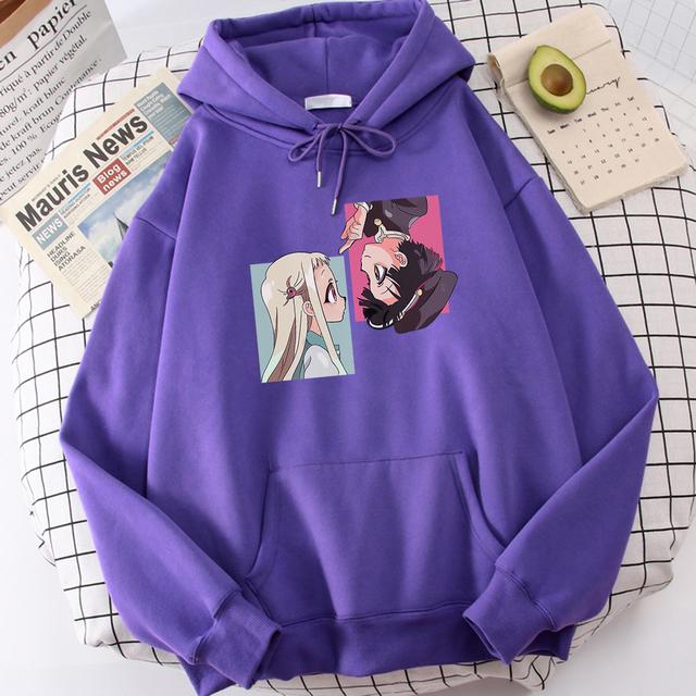 Jibaku Shounen Hanako Kun с капюшоном для мужчин Demon Sayler Повседневная толстовка с капюшоном Свободная уличная флисовая толстовка в стиле Харадзюку Мужская s